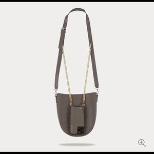 Bandolier Sloane Bag in Grey/Gold for iPhone